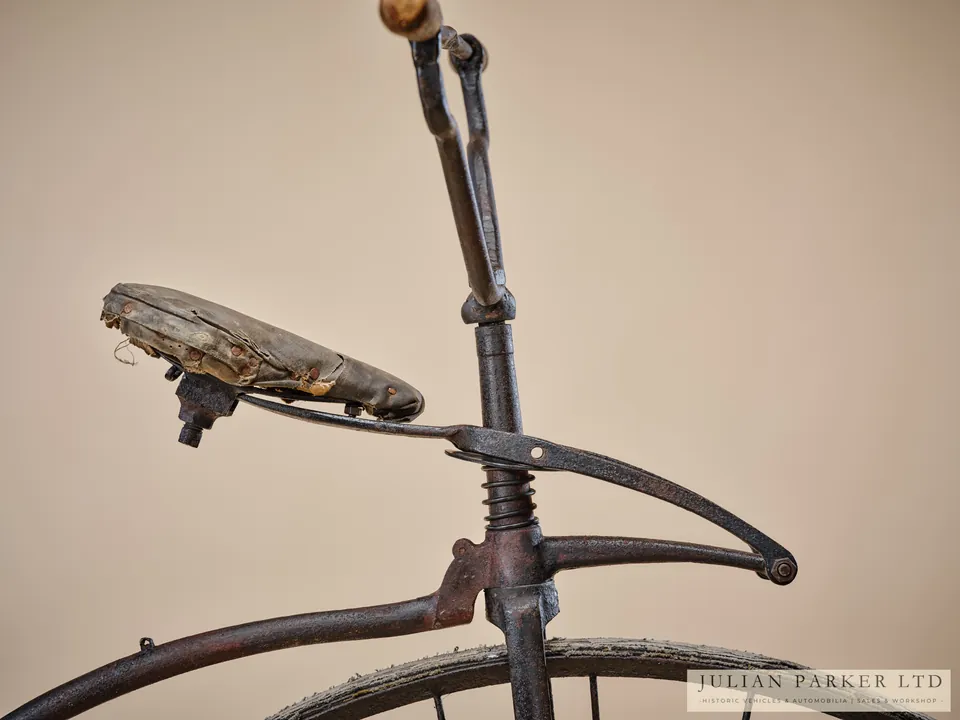 c.1870 Transitional Velocipede with Sprung Seat, photograph 6