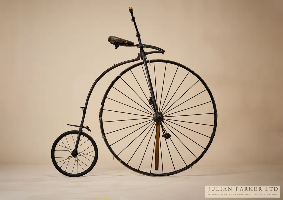 c.1870 Transitional Velocipede with Sprung Seat, photograph 1
