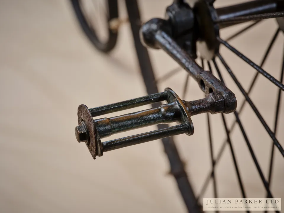 c.1870 Transitional Velocipede with Sprung Seat, photograph 2