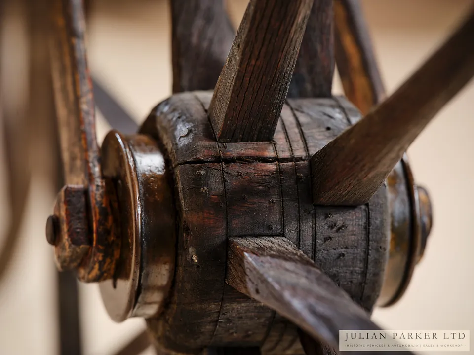 c.1869 French Velocipede with Sprung Steering Head, photograph 6