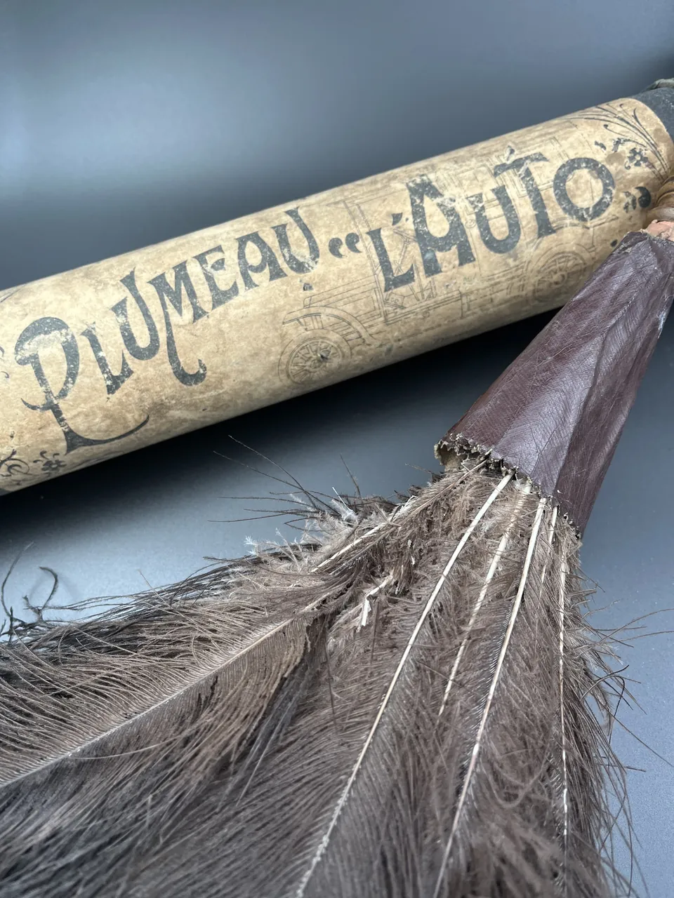 'Plumeau L'Auto' veteran car feather duster, photograph 4