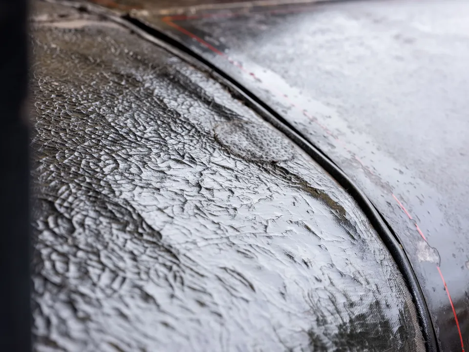 Original surfaces on a conserved 1928 Austin Seven