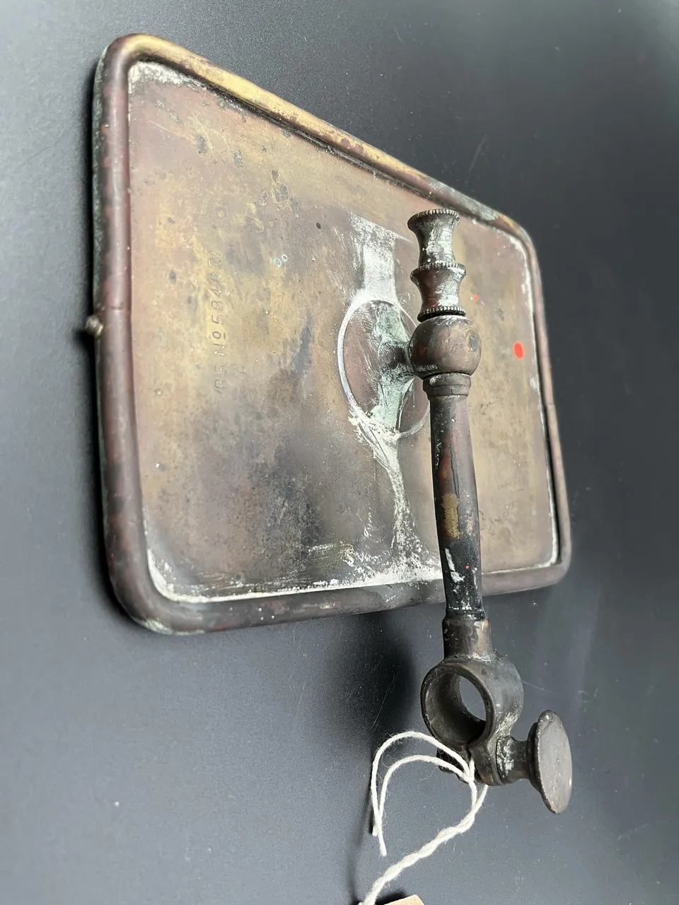 Veteran side mirror, circa 1900