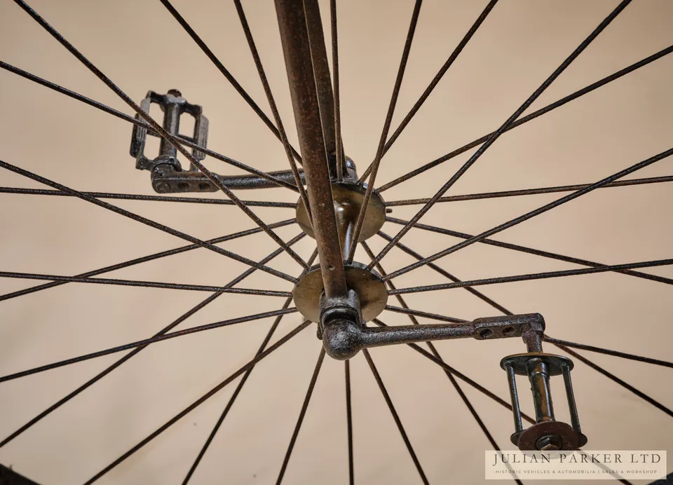 c.1870 Transitional Velocipede with Sprung Seat, photograph 4