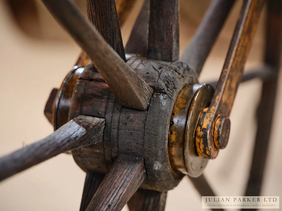 c.1869 French Velocipede with Sprung Steering Head, photograph 8
