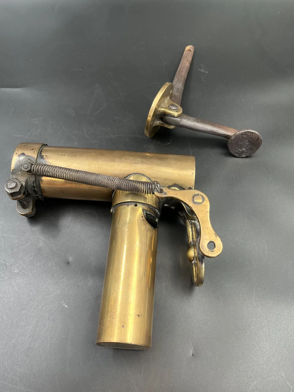 Exhaust whistle with pedal, circa 1910