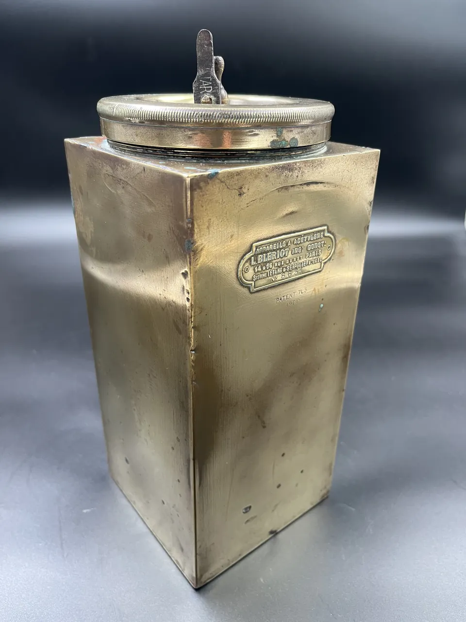 Blériot acetylene generator