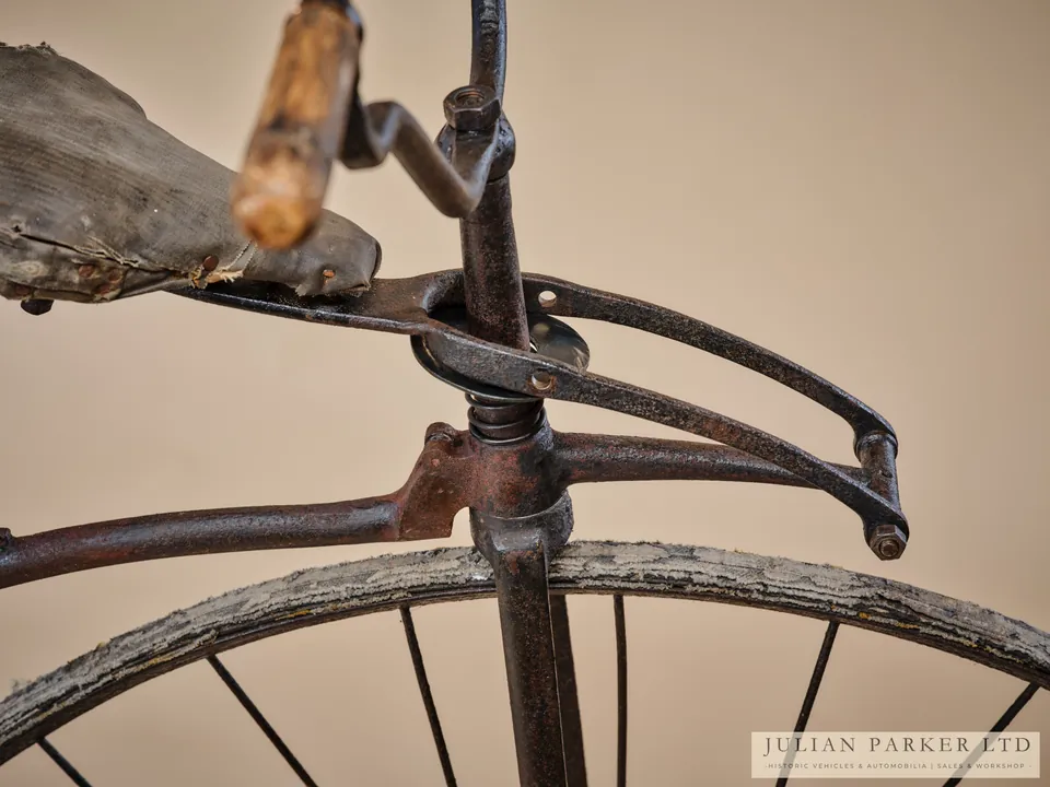 c.1870 Transitional Velocipede with Sprung Seat, photograph 3