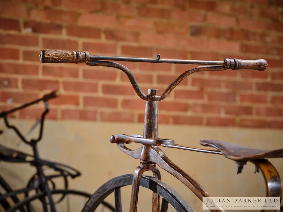 c.1869 French Velocipede with Sprung Steering Head, photograph 11