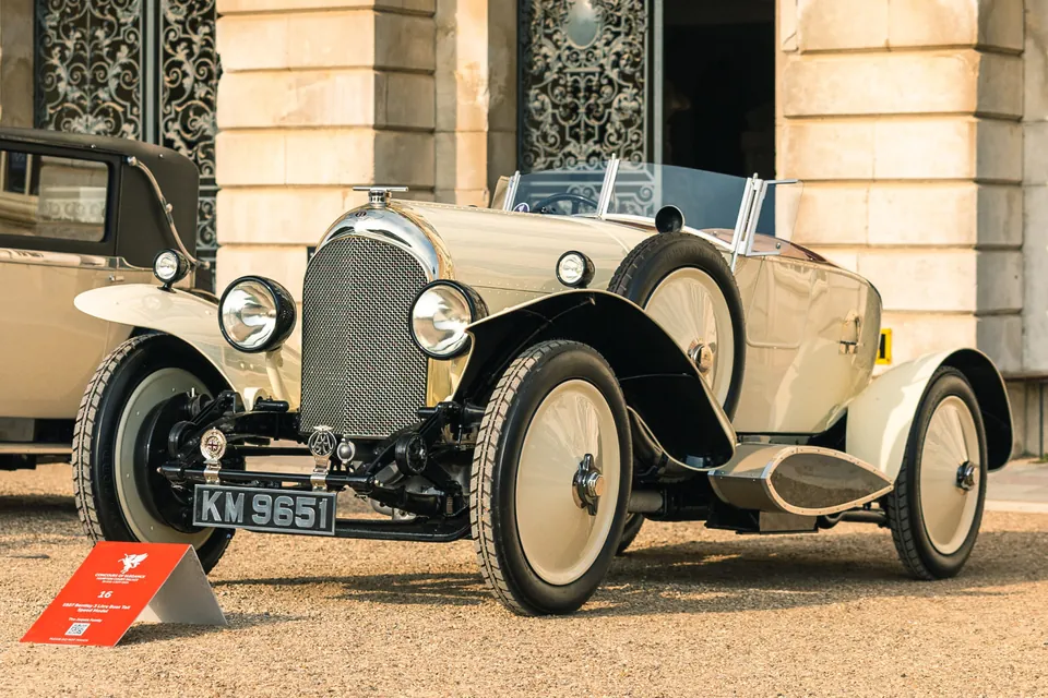The Bentley boat-tail at the Concours of Elegance, Hampton Court Palace