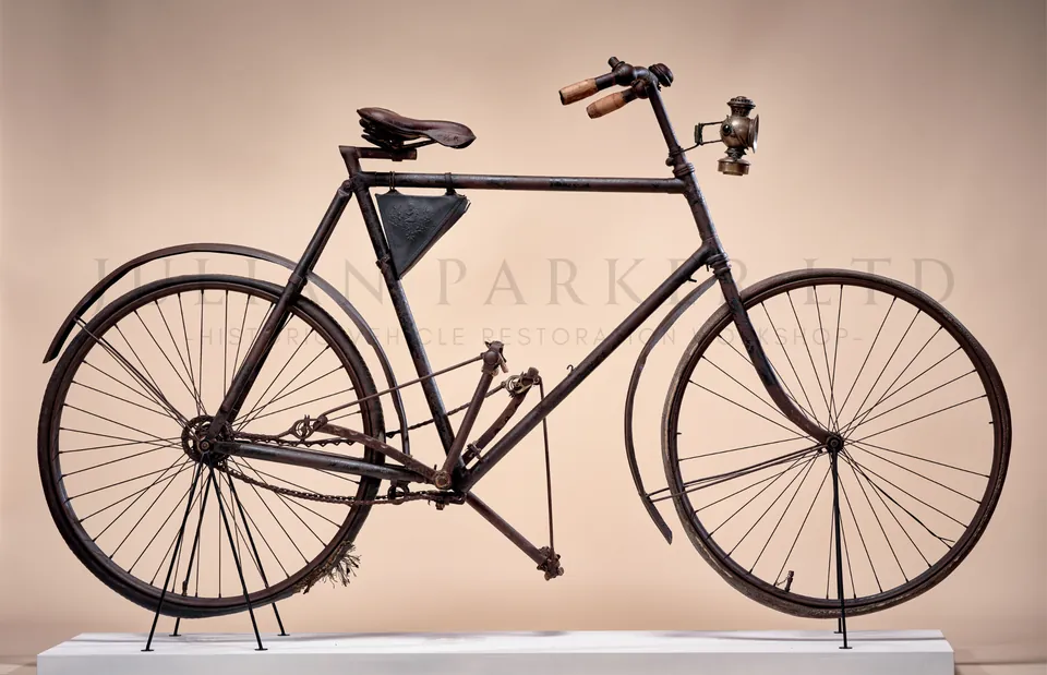 c.1896 "Alert" Lever-Operated Bicycle, photograph 1