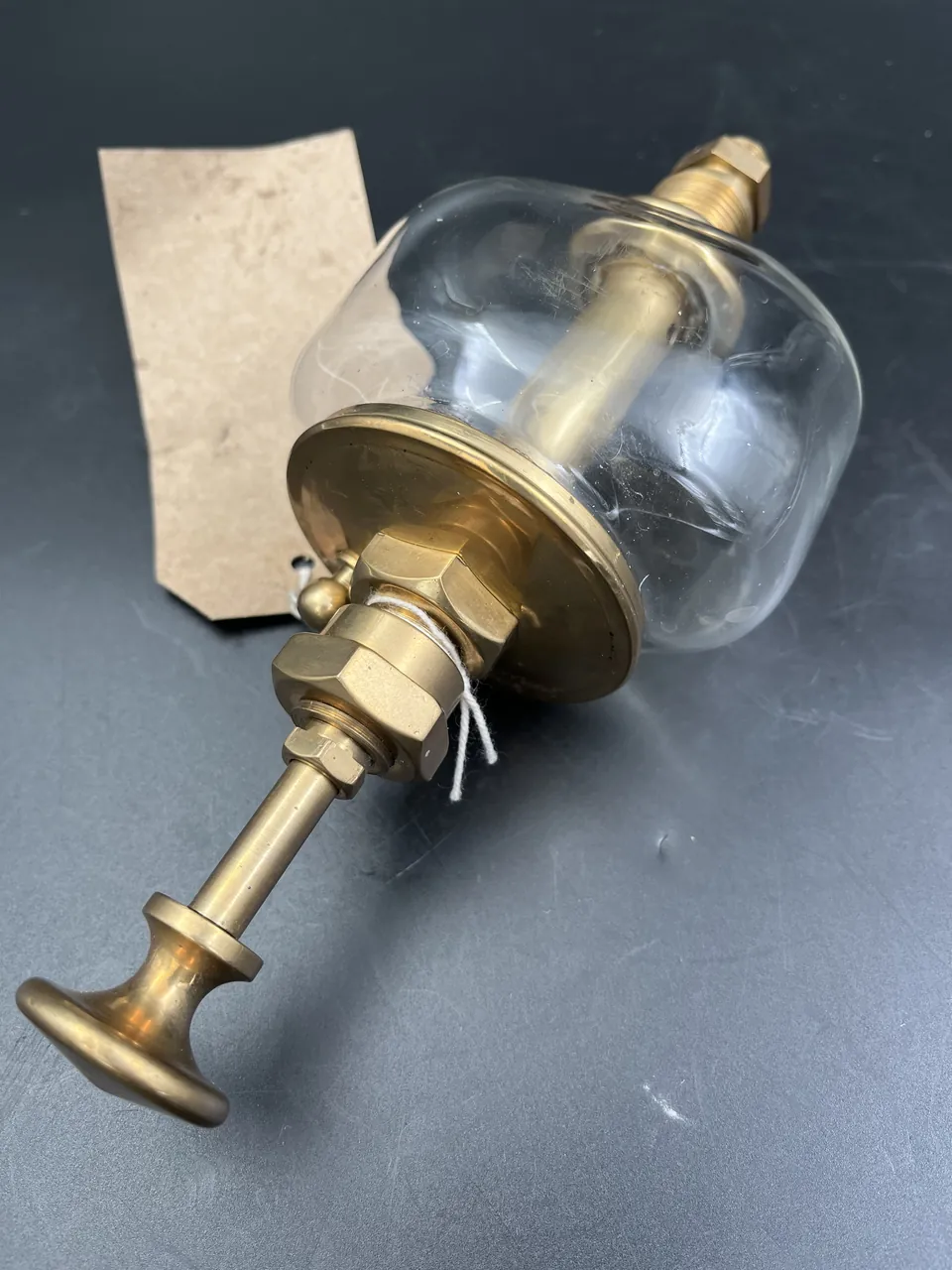 Handmade reproduction drip-feed oiler, photograph 3