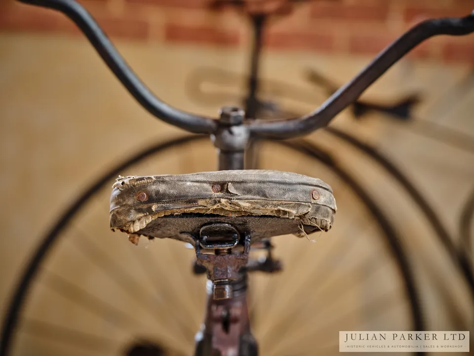 c.1870 Transitional Velocipede with Sprung Seat, photograph 7