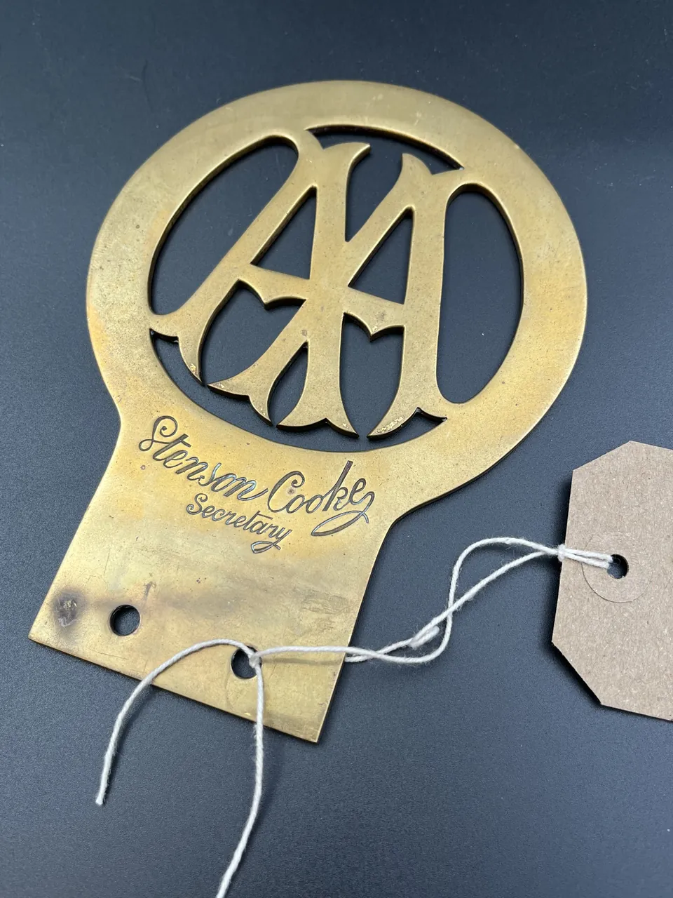 Early AA member's badge