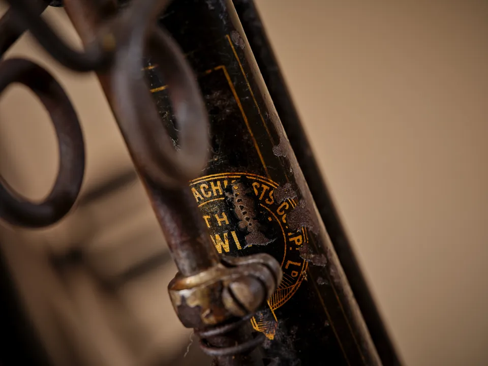 1890 Coventry Machinists' Co. Model C Safety Bicycle, photograph 4